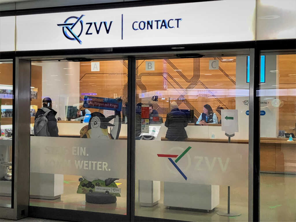 Das ZVV-Contact Kundencenter im Hauptbahnhof ist die grösste Beratungsstelle.